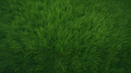 Fototapeta premium Green synthetic artificial grass football sports field with white corner striped lines