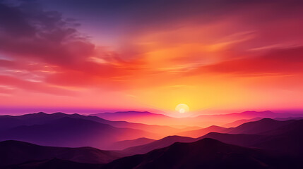 Fototapeta premium sunrise natural scenery