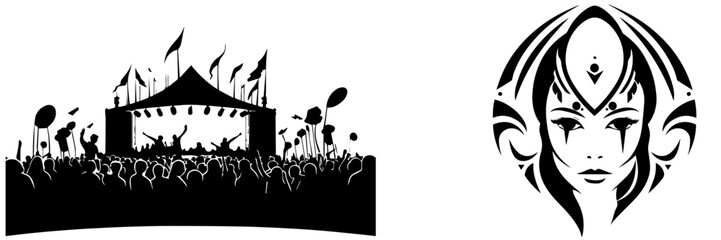 black and white party