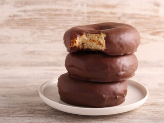 Chocolate glazed donuts