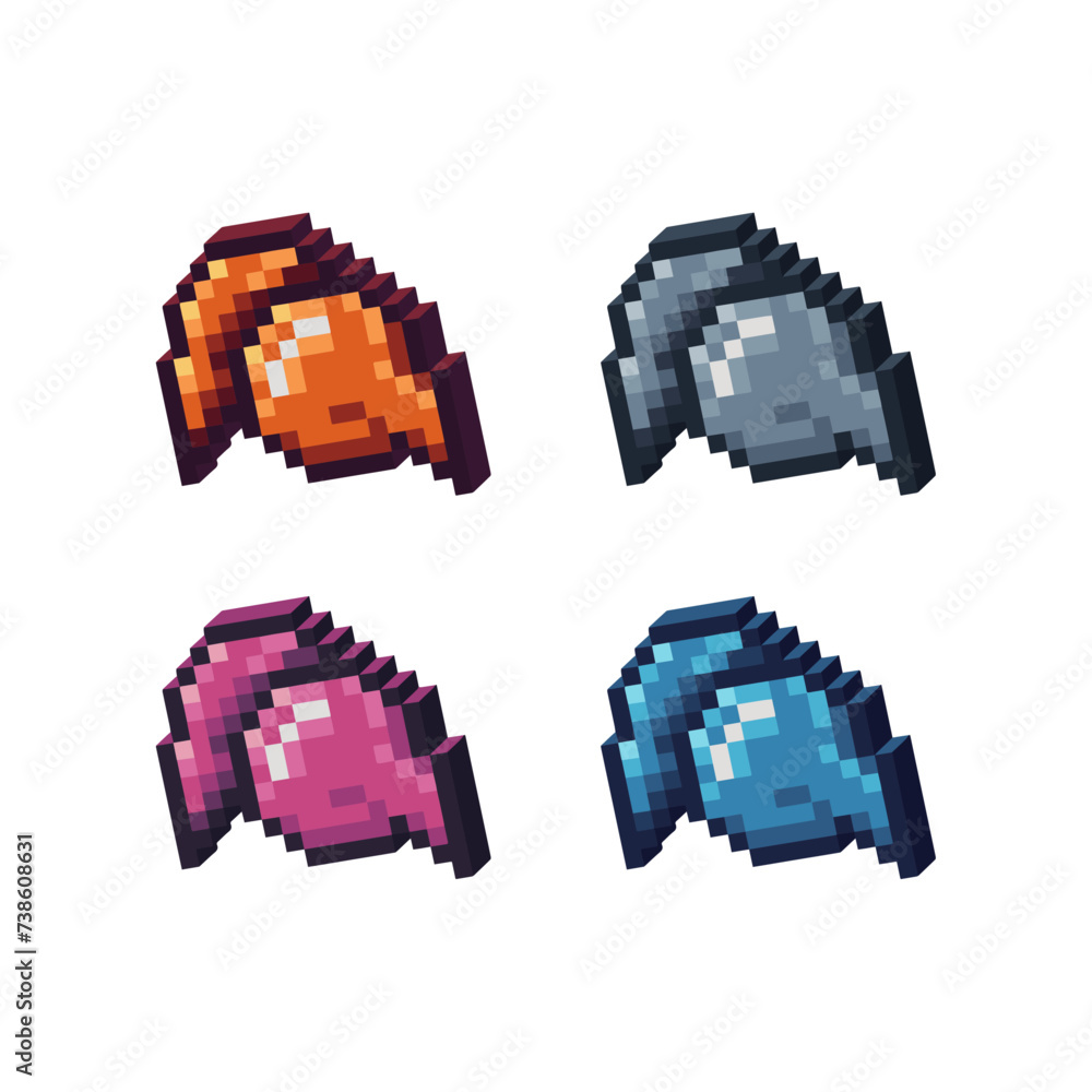 Poster isometric pixel art 3d of bubble chat icon for items asset.bubble icon on pixel bits style.8-bits pe