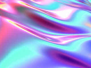Multicolored Abstract Background With Wavy Design