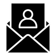 Email envelope mail message personal user icon