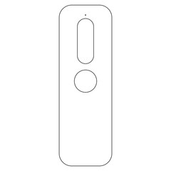 A basic remote in outline