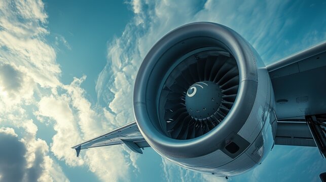 A turbofan engine of a passenger aircraft © Ruslan Gilmanshin