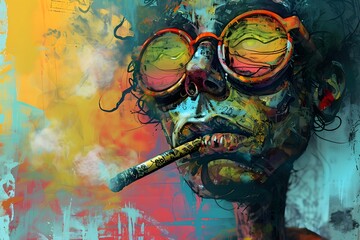 graffiti art abstract addiction mental health person smoking