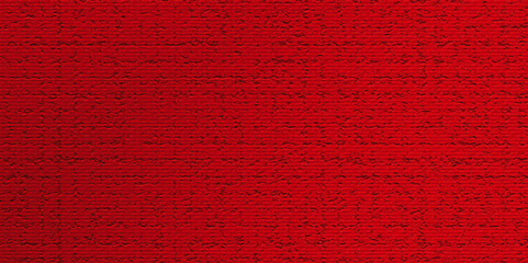 Red carpet texture pattern. Red fabric texture canvas background for design cloth texture.	