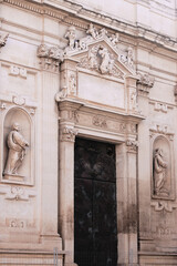 Obraz premium Detail of Lecce Cathedral. Lecce, Apulia, Italy