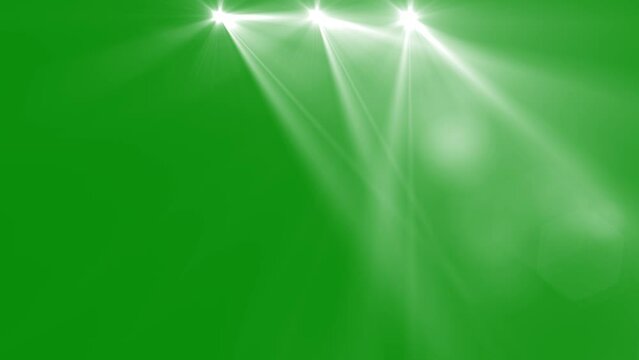 Green screen stage lights