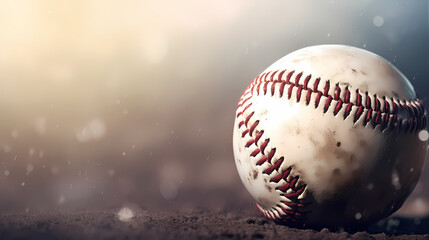 Baseball background with copy space