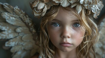 Angel volunteering at a shelter bringing hope with every smile and kind act