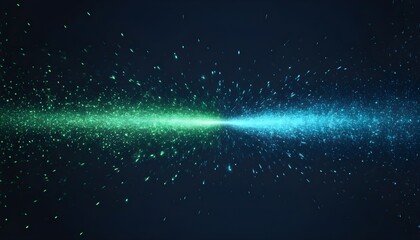 Fototapeta na wymiar green color fireworks particle background.