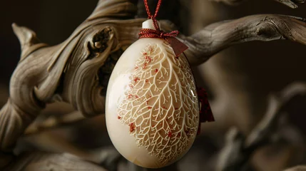 Fotobehang ostrich egg © Mishi