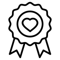 Loyalty Badge Icon Element For Design
