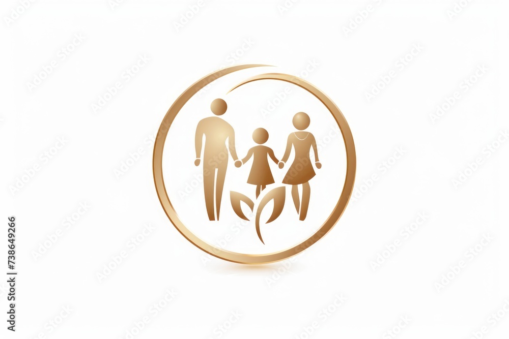 Poster A symbolic image of unity and partnership. Ideal for relationship and partnership concepts