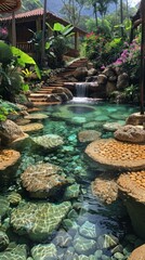 Healing spa in volcanic hot springs natural remedies and rejuvenation for all