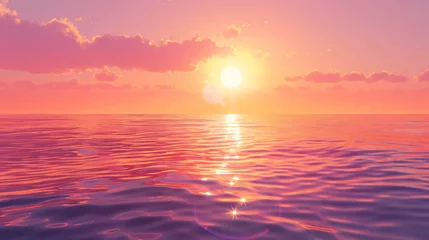 Rolgordijnen Sunrise © Mishi
