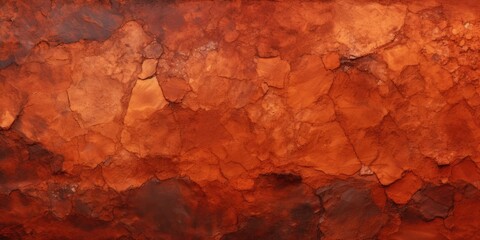 Fototapeta premium A detailed view of a red rock wall. This image can be used for various purposes