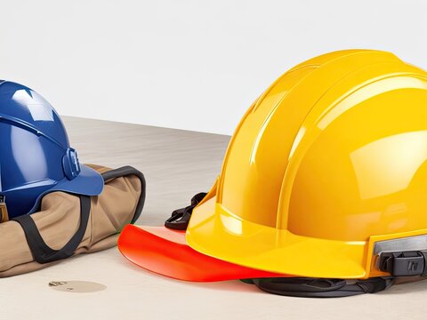 Workplace safety is ensured by protective gear.
