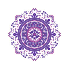 Circular pattern mandala Decorative ornament in ethnic oriental style