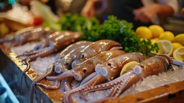 A image of nice fresh squid