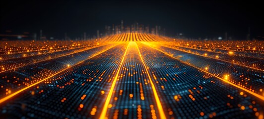 Obraz premium lights of the city