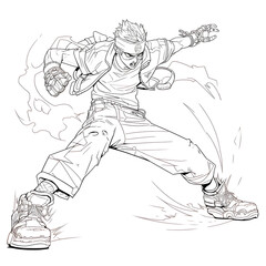 Fototapeta premium kid's coloring book