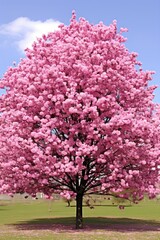 pink cherry tree