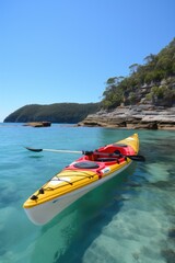 Fototapeta na wymiar kayak on the sea