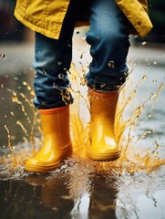 child rubber boots