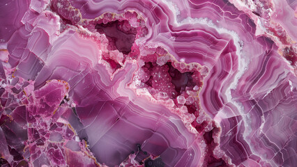 Elegance in Detail: Close-Up of Pink Marble Texture