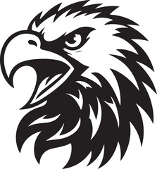 Best Eagle  Head vector, Silhouette, illustration. 