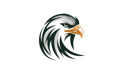 vector of eagle head logo