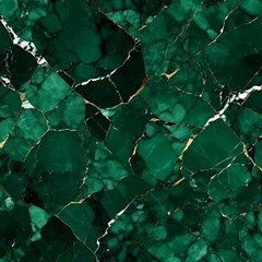 Texture and little blurred background. Green and golden stone texture. Surface marble. AI generated
