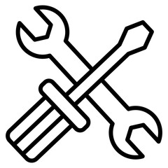 Repair Tools Icon Element For Design