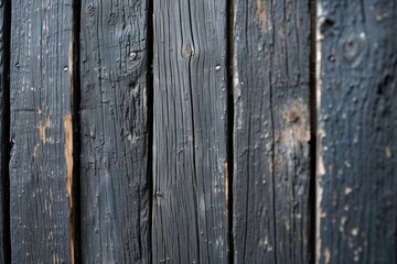 Fototapeta premium The weathered wooden planks, variety of deep, natural textures and patterns, emphasizing the beauty of aged wood as a wall covering. Texture, background, wallpaper.