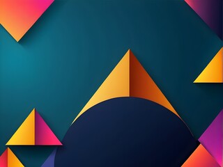 geometric abstract colorful background