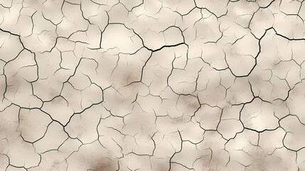 Seamless broken barren drought crack background texture