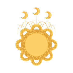 Illustration of Ramadan frame 