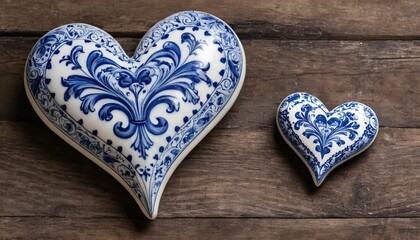 Obraz premium heart on wood