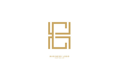 HC, CH, H, C, Abstract Letters Logo Monogram