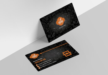 Food Business Card - Powered by Adobe