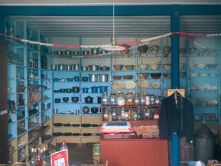 Interior of an old shop of Casa Museu João Tomás Bettencourt, Gracioa Island, Azores