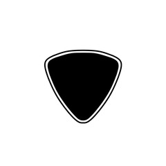 black and white shield
