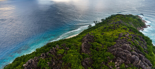 Air View in Seychelles 
