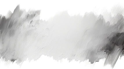 Isolated on a background of pure white, an abstract brush paint color gray texture background - obrazy, fototapety, plakaty