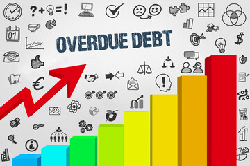 overdue debt	
