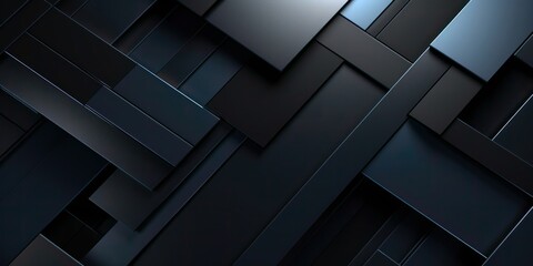 Abstract luxury high-tech background for presentations and websites. Modern dark background with geometry shapes. Futuristic digital backdrop.
