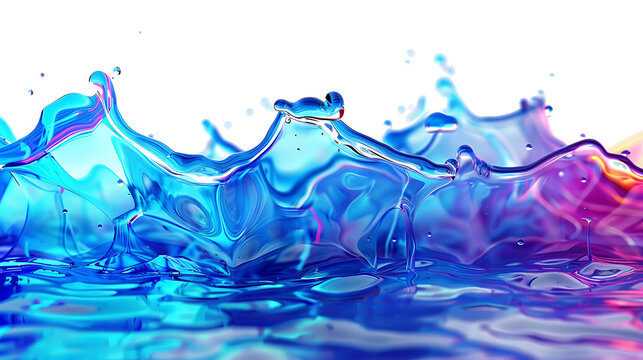 liquid aurora lights frozen in an abstract futuristic 3d texture isolated abackground
