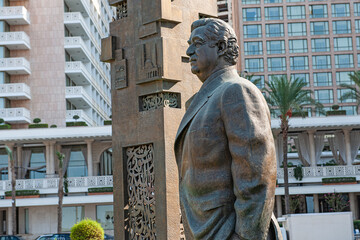 Denkmal für den Rafiq Hariri, Beirut, Libanon